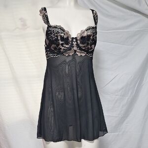 Auden Black Lace Chemise Intimates Sleepwear